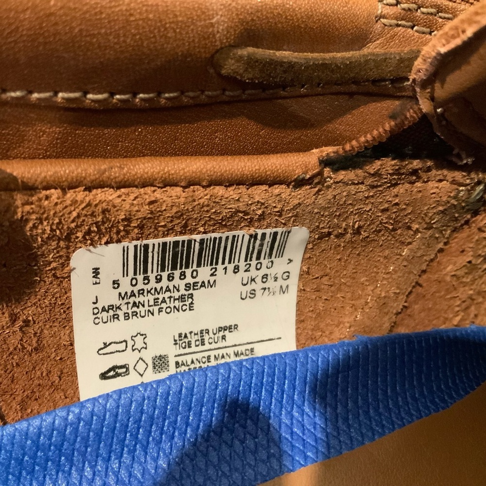 Clarks Light Brown Leather Slip-On Loafers - Picture 6 of 7